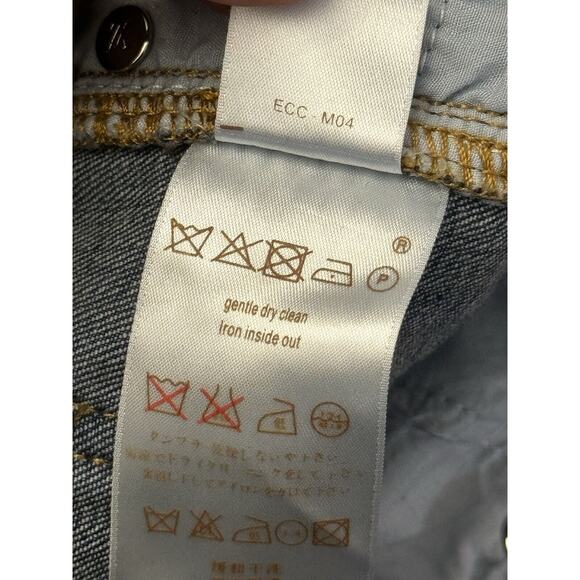 Louis Vuitton women medium Blue wash Skinny Jeans Size EU 36 US 4 - Picture 14 of 15